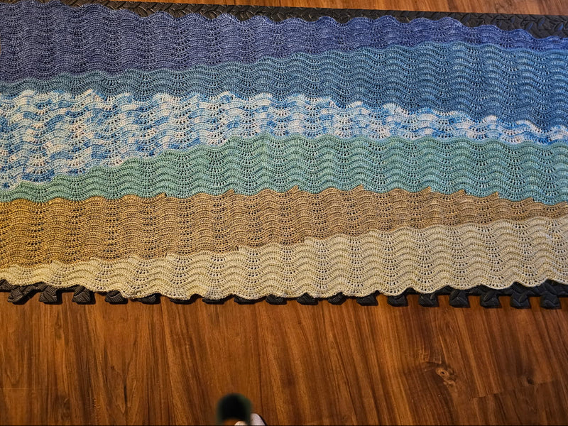 Subaqueous Shawl in Grove DK