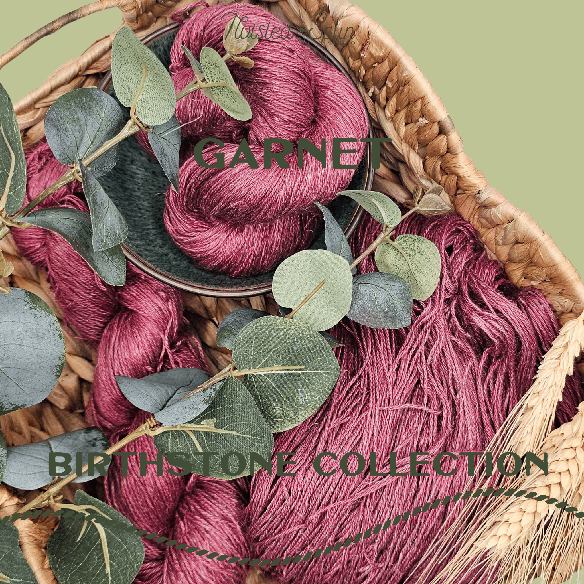 January Birthstones | Garnet Colorway | Sport - Twisted and Spun Studio