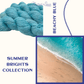 Summer Brights Collection | Beachy Blue Colorway | Fingering - Twisted and Spun Studio