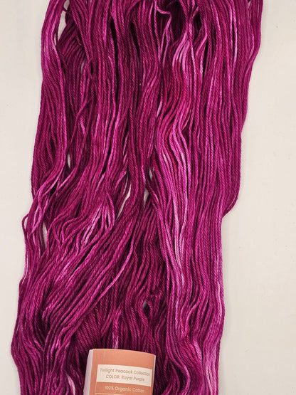Twilight Peacock Royal Purple | Twilight Peacock Collection | Sport - Twisted and Spun Studio